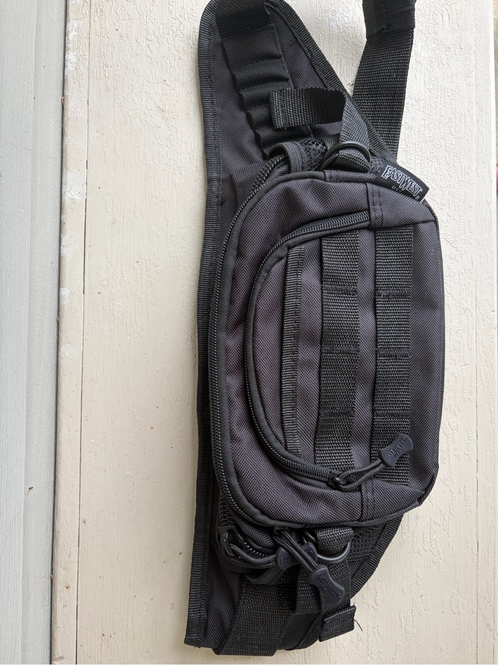 Black Sling or Fanny Pack Bag for Men - Tactical Style